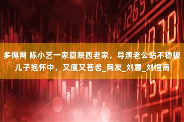 多得网 陈小艺一家回陕西老家，导演老公站不稳被儿子抱怀中，又瘦又苍老_网友_刘惠_刘恒甫